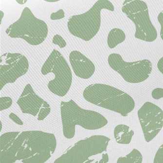 Green Mottled Animal Print Twill
