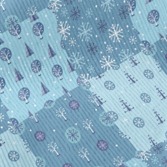 Christmas Tree With Snowflakes Standard Corduroy