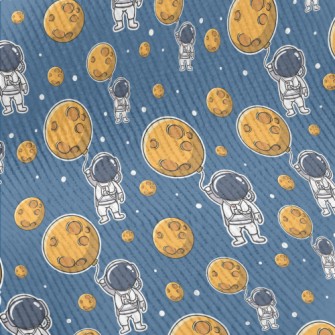 Astronaut Holding A Moon Ballo Standard Corduroy