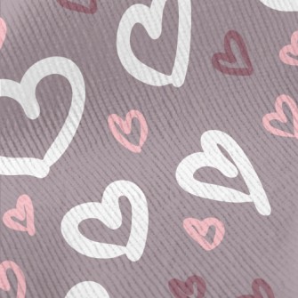 Hand Drawn Love Heart Standard Corduroy