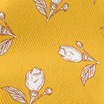 Hand Drawn Flowers Standard Corduroy