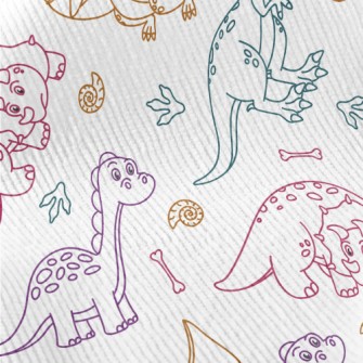 Color Line Dinosaur Standard Corduroy