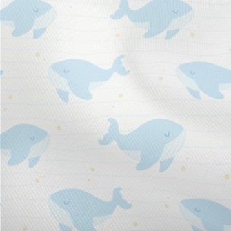 Water Blue Gentle Whale Dobby