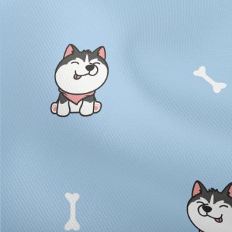 Cute Husky Sticking Out Tongue Dobby