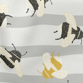 Yellow And Black Chubby Bumble Stretch Ponte