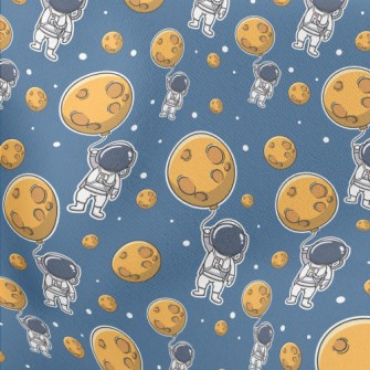 Astronaut Holding A Moon Ballo Stretch Ponte