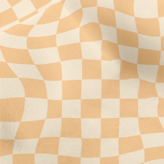 Distorted Grid Micro Fleece