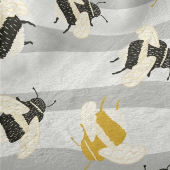 Yellow And Black Chubby Bumble Minky