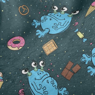 Space Alien With Candy Minky