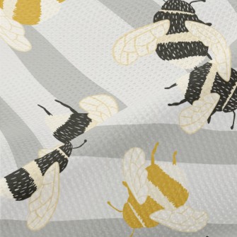 Yellow And Black Chubby Bumble Piqué