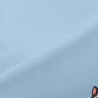Cute Husky Sticking Out Tongue Piqué