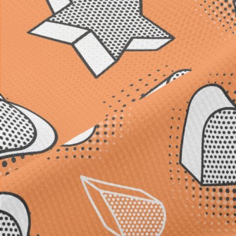 3D Block Pattern Piqué