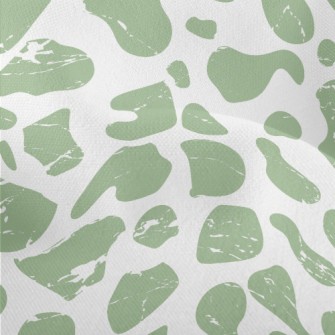 Green Mottled Animal Print Lightweight Performance Linen