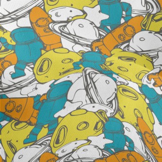 Colorful Universe Pattern Lightweight Performance Linen