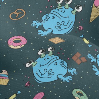 Space Alien With Candy Lightweight Performance Linen