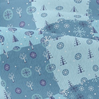 Christmas Tree With Snowflakes Modern Jersey