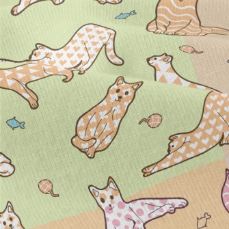 Cats With Various Colored Patt Modern Jersey