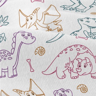 Color Line Dinosaur Modern Jersey