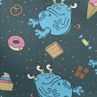 Space Alien With Candy Pongee