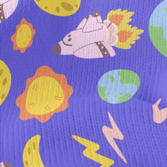 Flying Into Space Rocket And O Stretch Jersey
