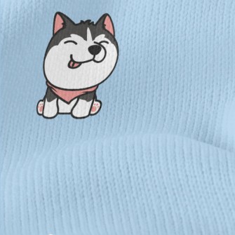 Cute Husky Sticking Out Tongue Stretch Jersey