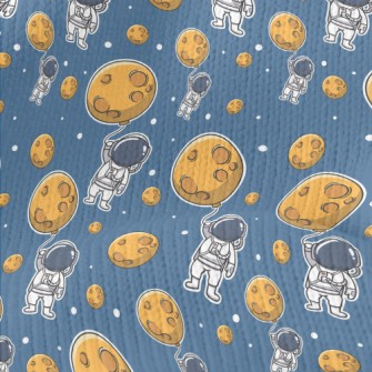 Astronaut Holding A Moon Ballo Stretch Jersey