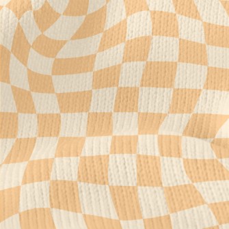 Distorted Grid Stretch Jersey