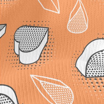 3D Block Pattern Stretch Jersey