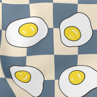 Fresh And Delicious Omelette Lightweight Cotton Poplin