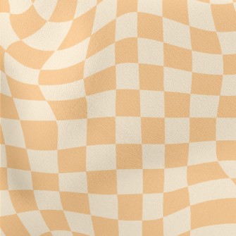 Distorted Grid Lightweight Cotton Poplin