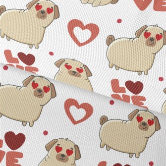 Love Eyes Puppy Waterproof Oxford