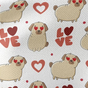 Love Eyes Puppy Waterproof Canvas