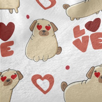 Love Eyes Puppy Minky