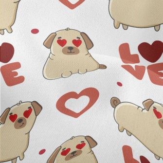 Love Eyes Puppy Lightweight Performance Linen