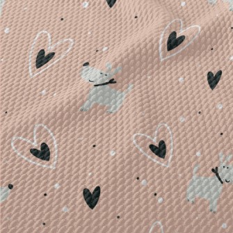 Empty Love Little Grey Dog Birdseye Piqué