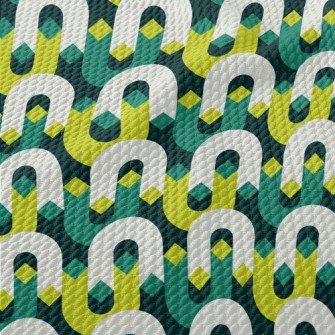 Smooth Curved Folds Birdseye Piqué