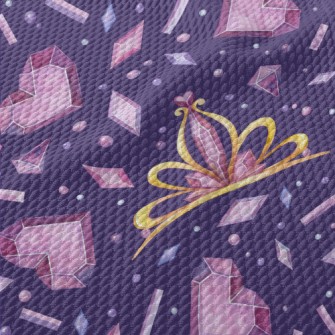 3D Crystal Crown Birdseye Piqué