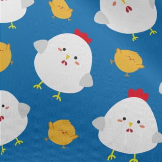 Silly Cock And Chicken Chiffon