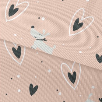 Empty Love Little Grey Dog Waterproof Oxford