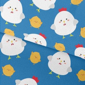 Silly Cock And Chicken Waterproof Oxford