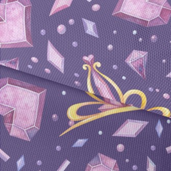 3D Crystal Crown Waterproof Oxford