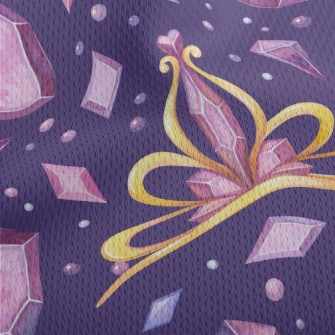 3D Crystal Crown Athletic Mesh Flat Back