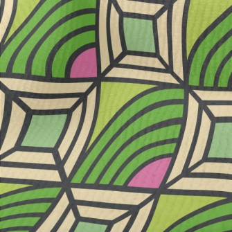 Square Curved Lines Terry