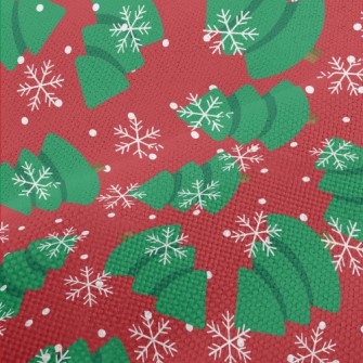 Snowflakes Flying Fat Christma Performance Linen