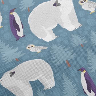 Polar Bear Penguin Owl Performance Linen