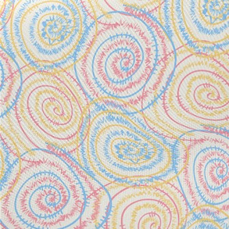 Spiked Swirl Pattern Twill