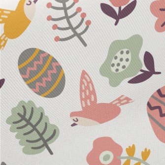 Easter Garden Eggs Twill