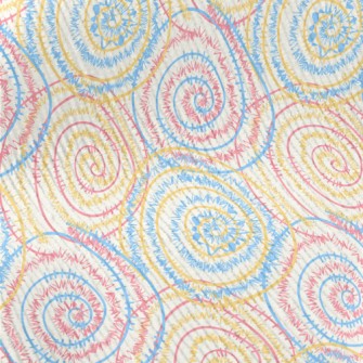 Spiked Swirl Pattern Standard Corduroy