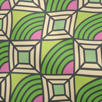 Square Curved Lines Dobby