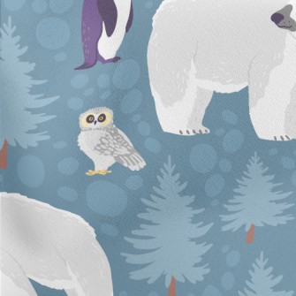 Polar Bear Penguin Owl Stretch Ponte